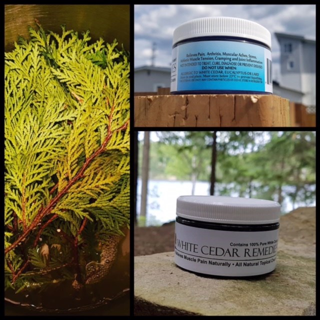 Natural healing body care made from the cedar tree